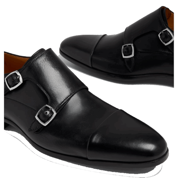 Leather monk strap shoes - Image 4